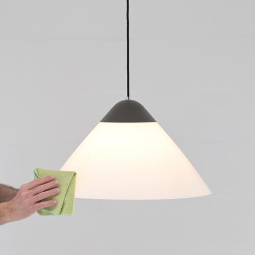 Metal Pendant Lamp by Hans J. Wegner for Louis Poulsen, 1970s For Sale - Image 7 of 18