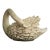 Large Cast Stone Swan 29.5” Garden Ornament Planter by Brookwood Community 1997 For Sale