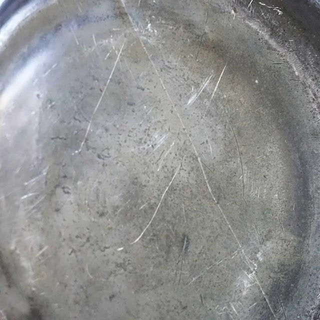 English Georgian Pewter Charger Plate For Sale In Denver - Image 6 of 8