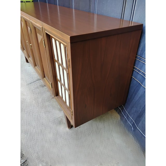 Entertainment Center Cabinet Tv Stand Credenza (No Radio or Turntable) For Sale - Image 13 of 16