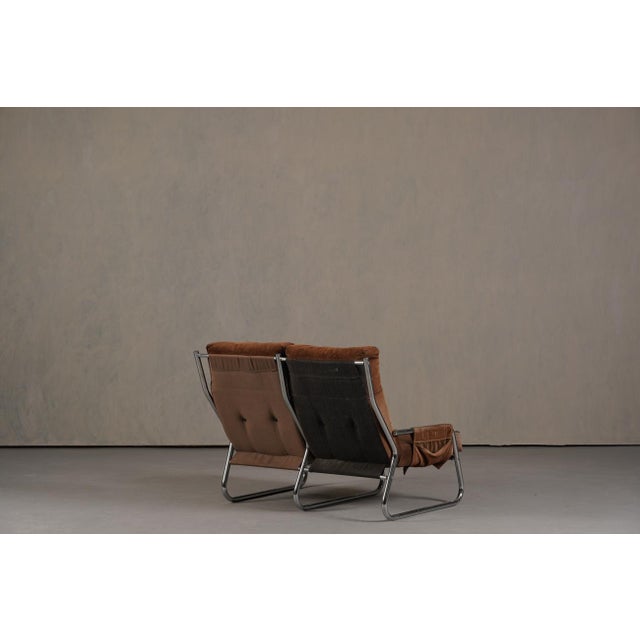 Mid-Century Sofa by Gillis Lundgren for Ikea, Sweden, 1970s For Sale - Image 4 of 15
