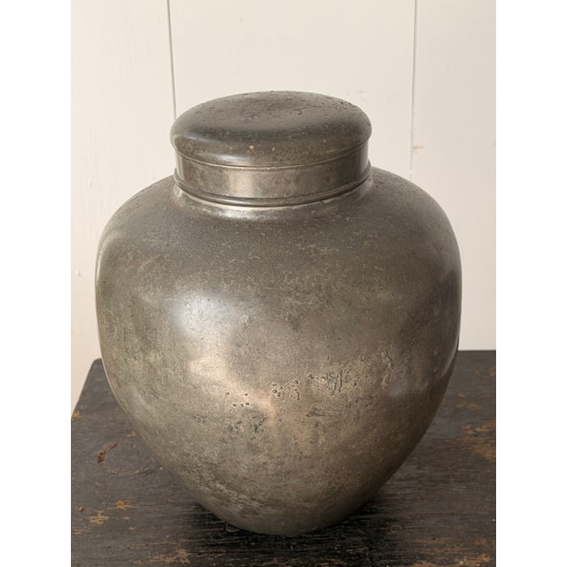 Early 20th Century Cast Zinc Vase or Urn For Sale - Image 4 of 12