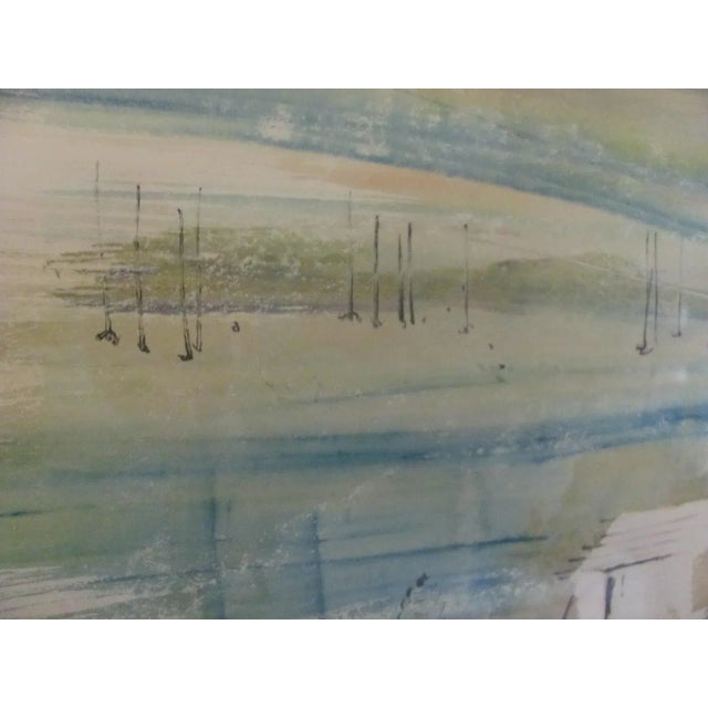Mid 20th Century Bermuda Beach Landscape by Alfred Birdsey From the "Bermuda Series" Signed Print For Sale - Image 5 of 6