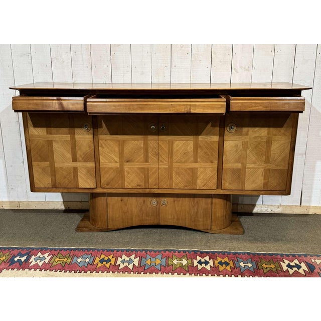 Art Deco Sideboard in Cherry Wood from Jorj Rual, 1935 For Sale - Image 9 of 18
