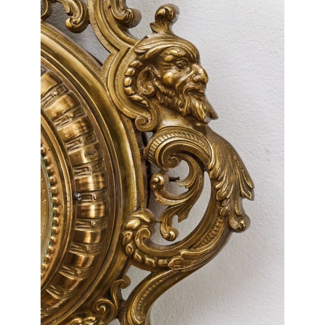 Baroque Style Wall Clock For Sale - Image 6 of 11