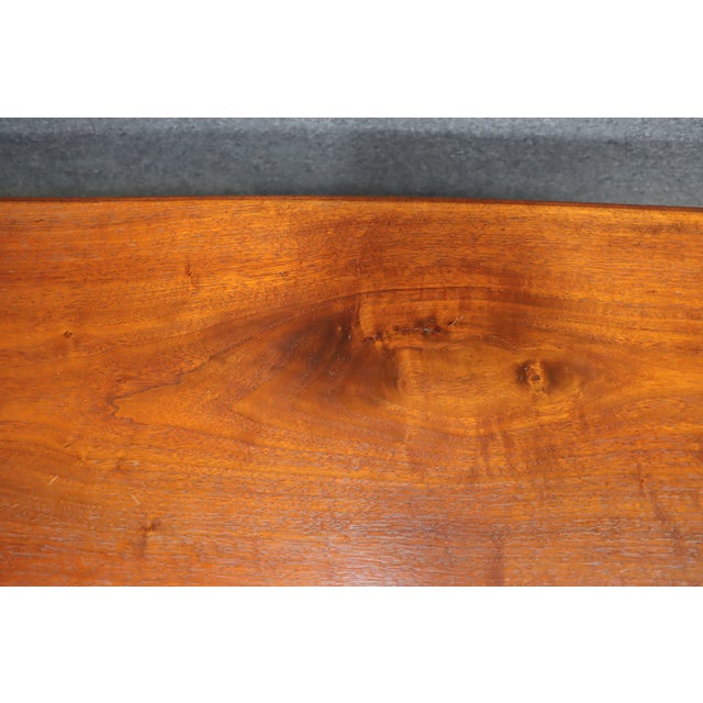 Antique Walnut Harvest Table Leaves For Sale - Image 15 of 18