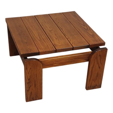 Oak Coffee Table, 1970s For Sale