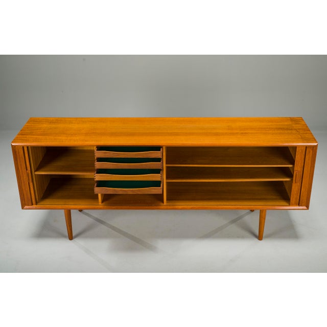 Teak Sideboard attributed to Svend Aage Larsen for Faarup Furniture Factory, Denmark, 1960s For Sale - Image 11 of 17