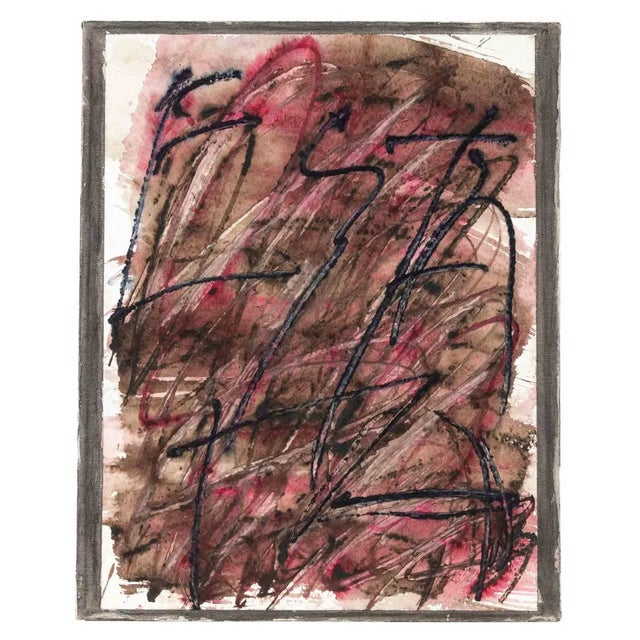 Li Xia Yang, Abstract Composition, Tempera and Watercolor, 1989 For Sale