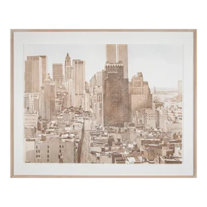 Philip Pearlstein 'View Over Soho, Lower Manhattan' Nyc, Signed Limited Edition Print