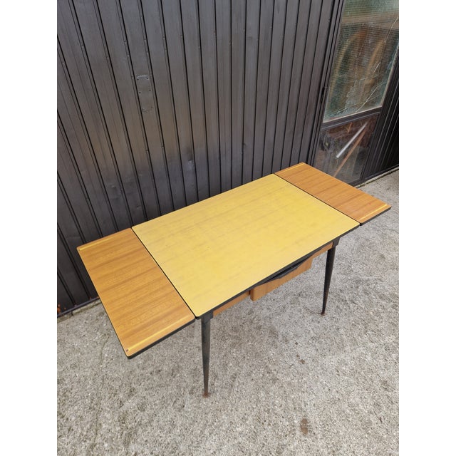 Beige Vintage Salvarani Formica Table, 1970s For Sale - Image 8 of 15