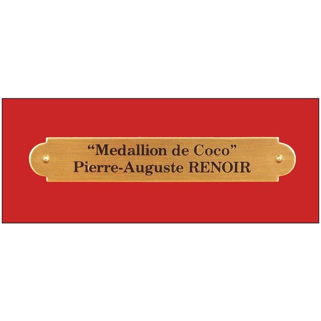 Pierre-Auguste Renoir Early 20th Century Medallion de Coco, Pierre-Auguste Renoir For Sale - Image 4 of 6
