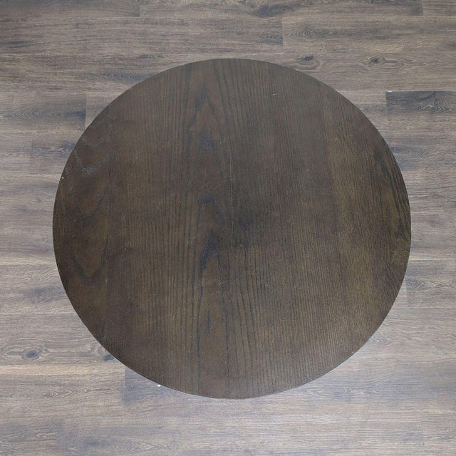Modern West Elm Tripod Dining Table in Walnut For Sale - Image 3 of 8