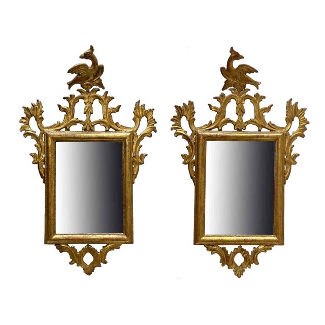 Gilded Mirrors, 1800s, Set of 2 For Sale - Image 13 of 13