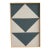 Contemporary Geometric Abstract Op Art Triptych Painting on Canvas in Neutrals Gray and Taupe, Framed For Sale