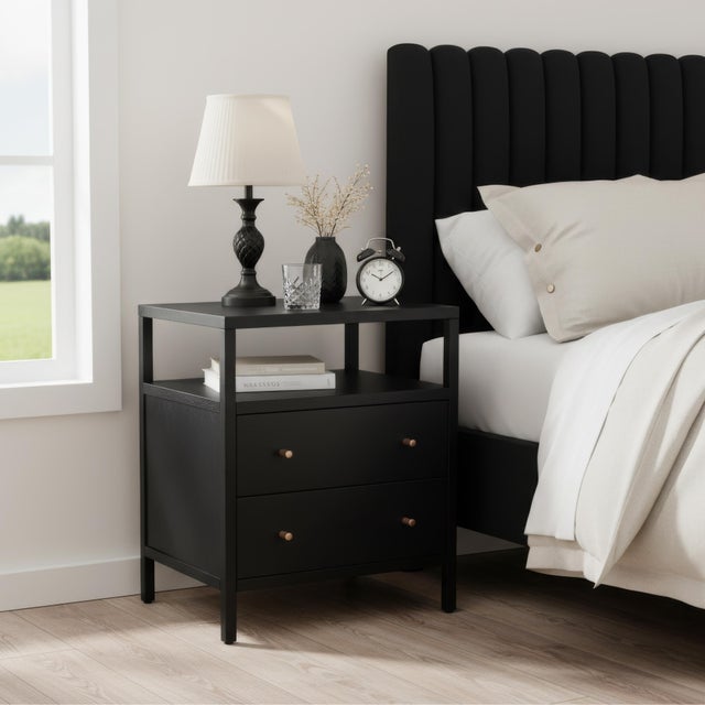 The Butler Specialty Company Mendel 2 Drawer Nightstand delivers refined design and everyday convenience in a slim, space-...