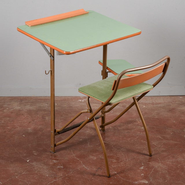 Vintage Folding School Desk For Sale - Image 6 of 18