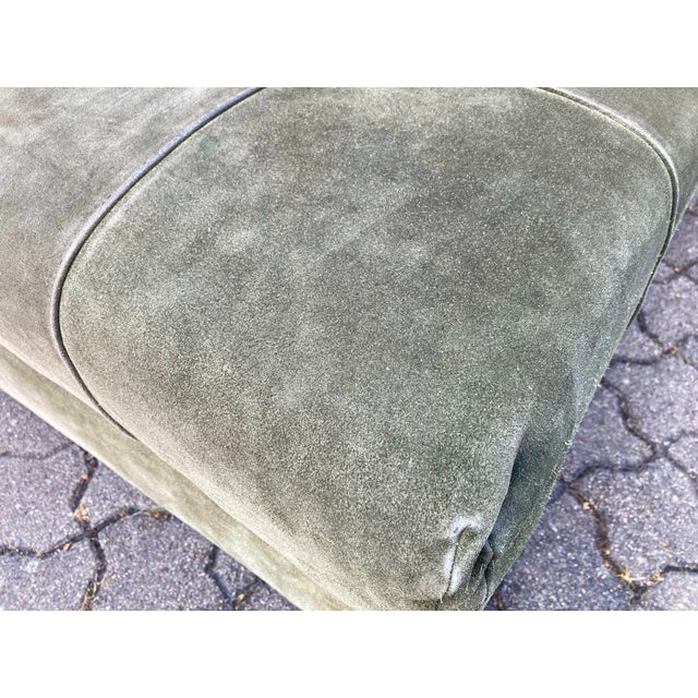 Vintage Green Suede Modular Sofa, 1970s, Set of 5 For Sale - Image 18 of 18