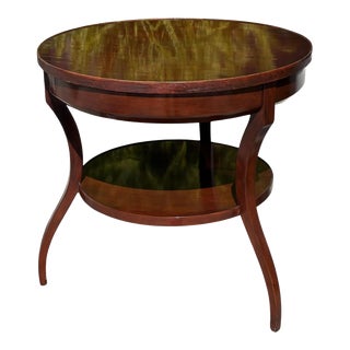 Michael Taylor Directoire Style Mahogany Side Table - Savoy For Sale