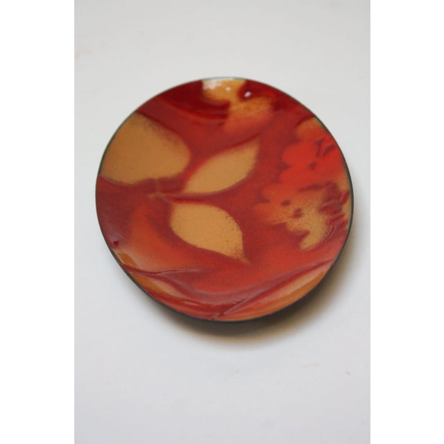 2000 - 2009 Tucker and Mackintosh Oval Enamel on Copper Plate For Sale - Image 5 of 11