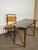 1970s Mid-Century Italian Brass Desk and Chair, 1970s, Set of 2 For Sale - Image 5 of 14