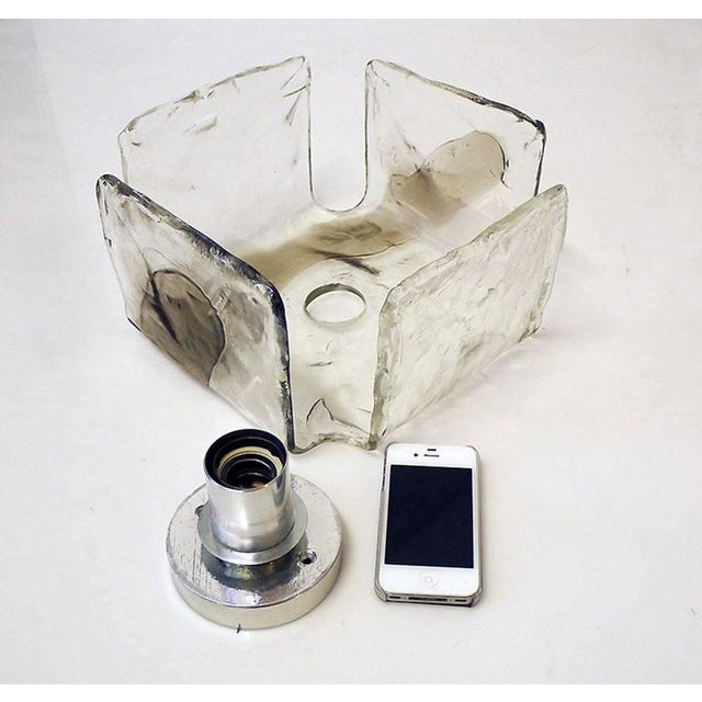 1960s Wall Sconce in Amber Murano Glass & Chrome, 1960s, Austria For Sale - Image 5 of 6