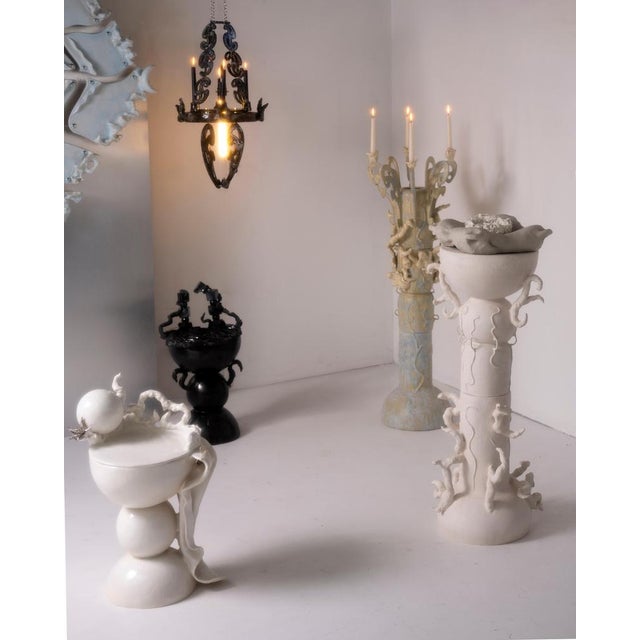 Contemporary Lumen in Umbra Floor Candelabra by Lucile Gracile For Sale - Image 3 of 7