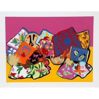 1980s Hunt Slonem, "Pillow Painting", Pop Art Screenprint For Sale