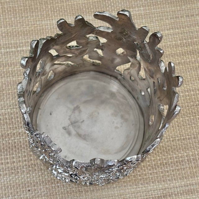 Gorham 1990s Coastal Candle Jar Holder by Mariposa For Sale - Image 4 of 6