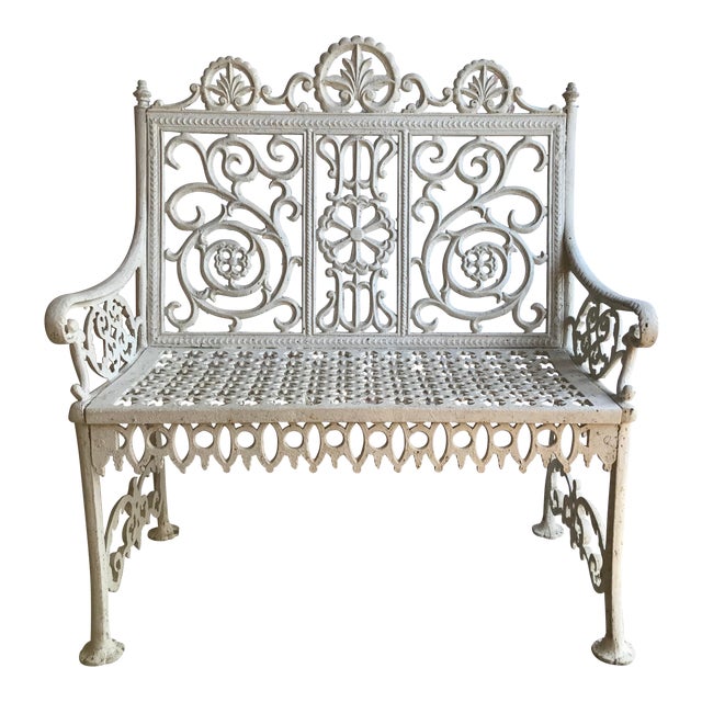 Antique Wrought Iron John McLean Garden Bench Chairish