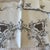 Art Deco Linen Tablecloth 32" X 33" , 10 Napkins C1930 Cream With Gray Trim Pristine For Sale - Image 15 of 18