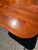 Monumental Vintage Walnut Dining Table With Queen Anne Style Pedestals For Sale - Image 9 of 18