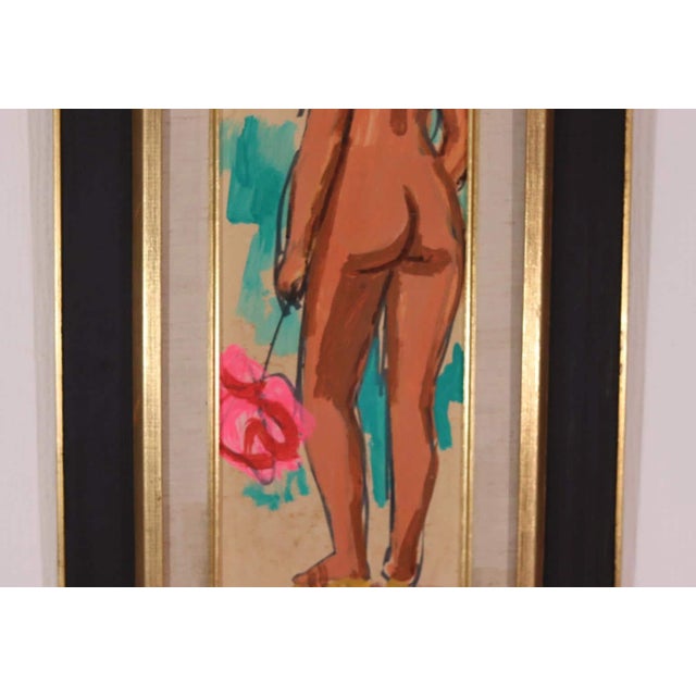 Knut Norman, Inga, 1960s, Oil on Panel, Framed For Sale - Image 7 of 18