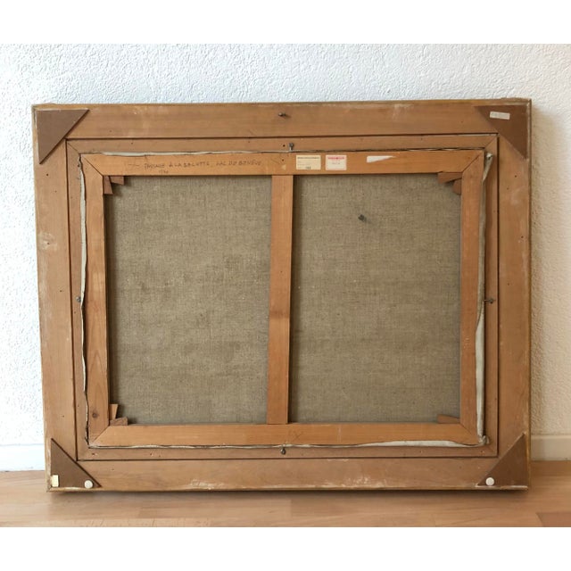 René Guinand, Paysage à la Belotte, Genève, Lac Léman, 1930, Oil on Canvas, Framed For Sale - Image 11 of 15