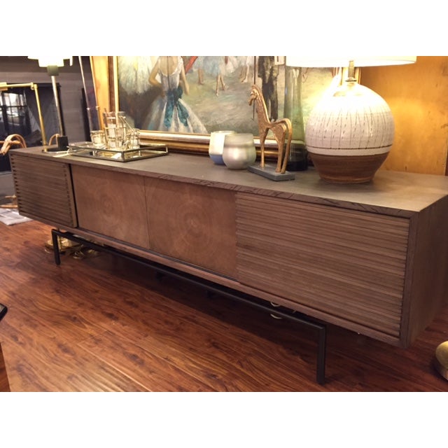 Silver Oak Low Media Console Chairish