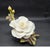 White Vintage 1970s Towle Fine Bone China White Rose Natural World Display Sculpture For Sale - Image 8 of 8