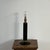 Mid-Century Modern Mid-Century French Black Leather and Brass Table Lamp For Sale - Image 3 of 15
