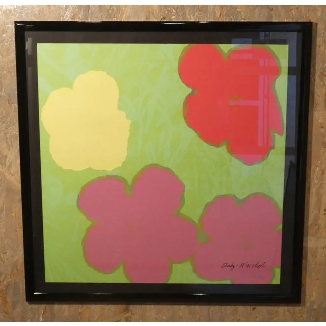 Andy Warhol for C.M.O.A., Flowers, Numbered 1534/2400, Pittsburgh, 1964, Lithograph, Framed For Sale - Image 6 of 9