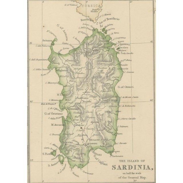 Mid 19th Century Antique Hand-Colored Political Map of Italy, 1860 For Sale - Image 5 of 12