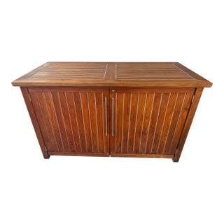 Teak Outdoor Sideboard -Gloster Brand For Sale