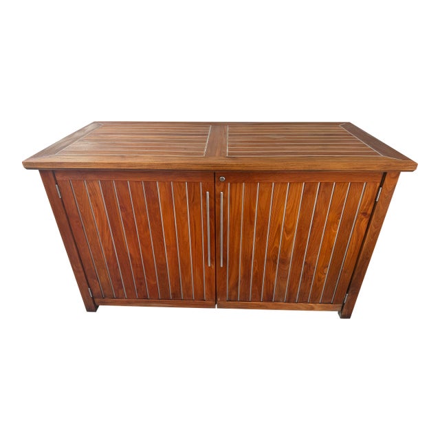 Teak Outdoor Sideboard -Gloster Brand For Sale