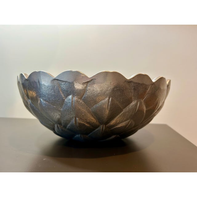 Vintage Wilton Armetale RWP Artichoke Bowl by Bruce Fox – Rare Discontinued Serving Dish, 12” Elevate your table with this...