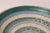 Large Teal and Gilt Ceramic "Seta" Pedestal Bowl by Aldo Londi for Bitossi Italy For Sale - Image 11 of 16