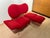 Red Convertible Sofa attributed to Bonaldo, 1980s For Sale - Image 11 of 18