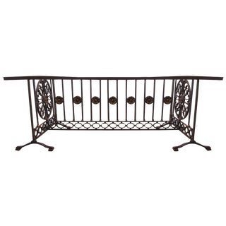 Antique Wrought Iron Table For Sale