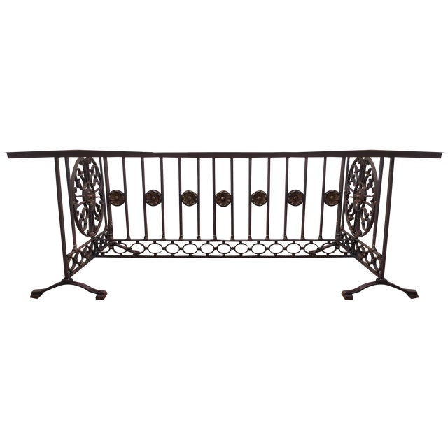 Antique Wrought Iron Table For Sale