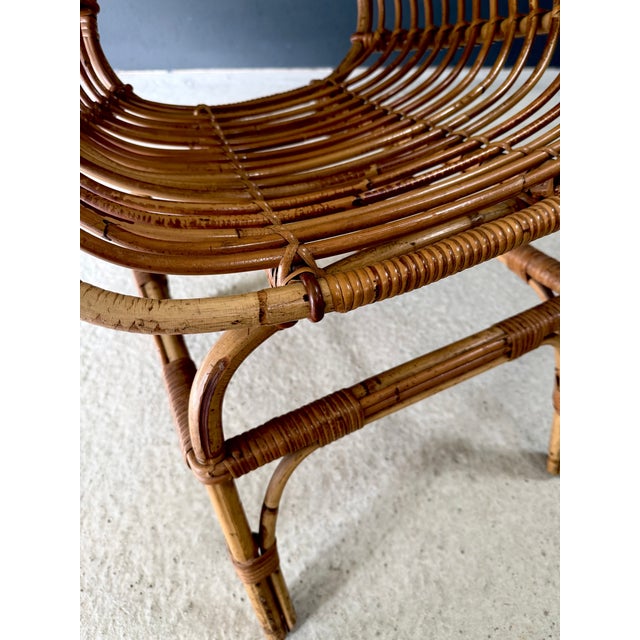 Mid-Century Bamboo Pod Armchair, Italy, 1960s For Sale - Image 14 of 16