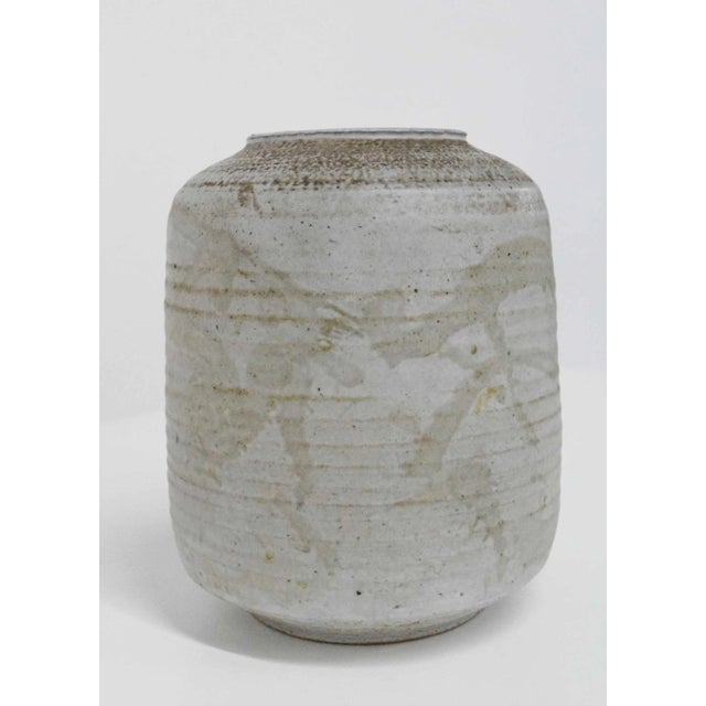 Clyde Burt Vintage Clyde Burt Ceramic Vessel For Sale - Image 4 of 9