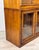 Vintage Chinoiserie Coastal Faux Rattan Bookshelf Cabinet For Sale - Image 10 of 11