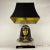Black Viva Egyptian Pharoh Queen Buts Sculpture Table Lamp by Edoardo Tasca, Italy, 1960 For Sale - Image 8 of 8